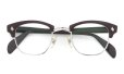 American Optical Vintage 1960s Brow Combination AO鋲 Brown/Silver 48-24