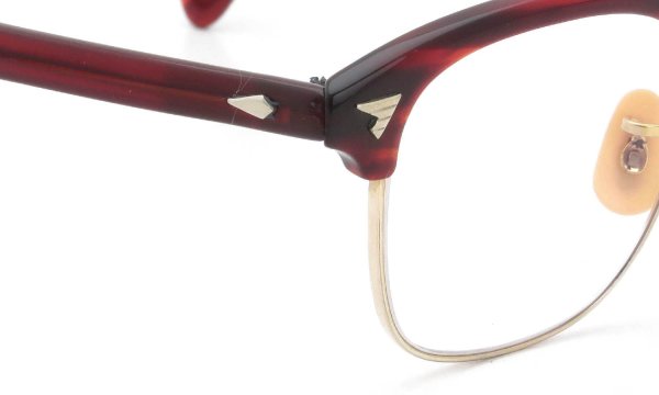 American Optical 1950s〜1960s SIRMONT Maroon-Gold 1/10 12KGF 46-22