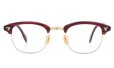 American Optical 1950s〜1960s SIRMONT Maroon-Gold 1/10 12KGF 46-22