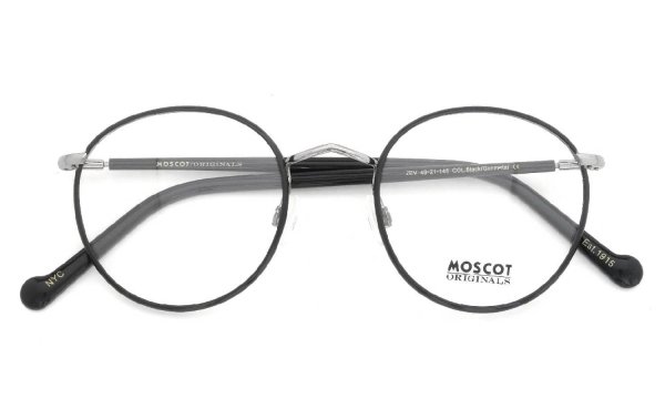 MOSCOT ZEV Col.Black/Gunmetal 49size