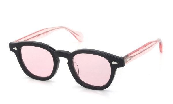 JULIUS TART OPTICAL × HYKE AR-44-22 Black/Flesh Pink