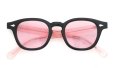 JULIUS TART OPTICAL × HYKE AR-46-22 Black/Flesh Pink