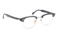 US Optical vintage 1950s〜1960s A600 Combination Black-Stone/White-Gold 1-10 12KGF 46-20 #222586