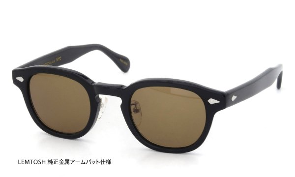 MOSCOT レムトッシュ サングラス BLACK ダークブラウンレンズ