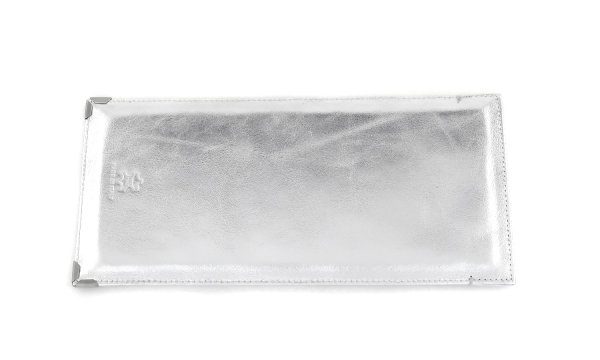 JACQUESMARIEMAGE SOFT POUCH Genuine-Leather Silver JMM-ACCS-015