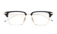 THOM BROWNE TBX422-A-01 52size WhiteGold Black