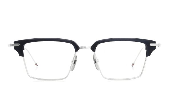 THOM BROWNE TBX422-A-03 52size Silver Navy