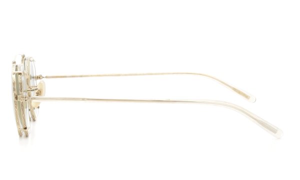 OLIVER PEOPLES 1990's OP-14 G with ClipOLIVER PEOPLES 1990's OP-14 G with ClipOLIVER PEOPLES 1990's OP-14 G with Clip クリップ装着 側面