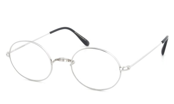 オリバーゴールドスミス メガネ Oliver Oval/Pro 48size Titanium Silver
