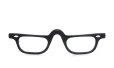 JULIUS TART OPTICAL リーディンググラス HALF EYE BLACK