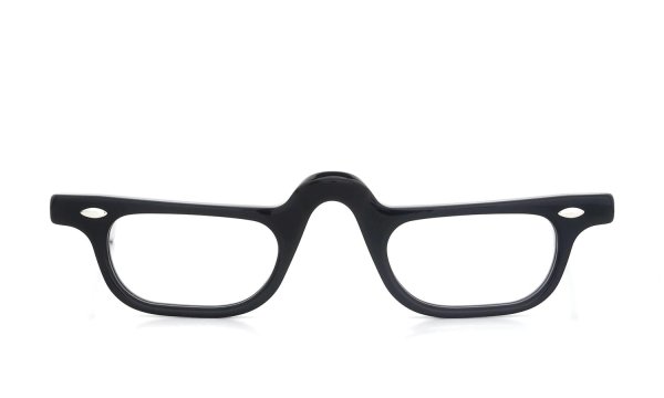 JULIUS TART OPTICAL リーディンググラス HALF EYE BLACK