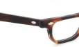 JULIUS TART OPTICAL リーディンググラス HALF EYE DEMI-AMBER