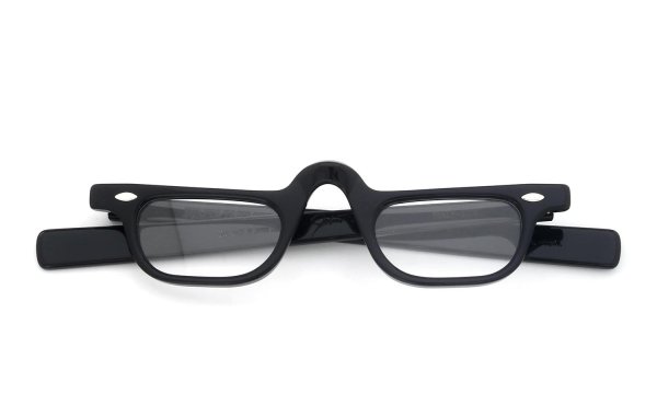 JULIUS TART OPTICAL リーディンググラス HALF EYE BLACK