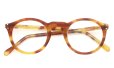 French vintage 推定1950s-1960s PANTO_5mm 2-DOTS LIGHT-AMBER 47-25