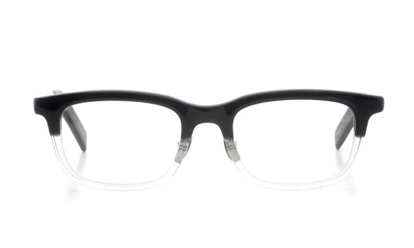 YELLOWS PLUS for PonMegane 跳ね上げ式メガネ Flip up Celluloid Black two tone