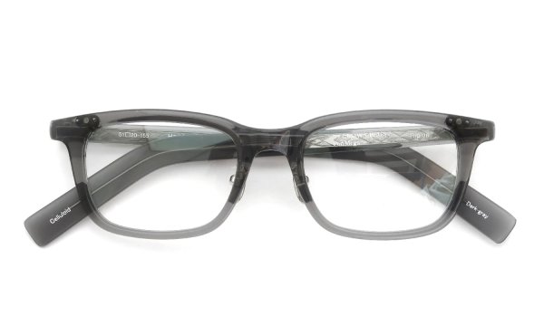 YELLOWS PLUS for PonMegane 跳ね上げ式メガネ Flip up Celluloid Dark gray