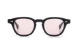 JULIUS TART OPTICAL サングラス通販 AR-46-22 BLACK/ライトピンクレンズ