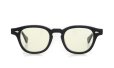 JULIUS TART OPTICAL サングラス AR-46-22 BLACK/ライトイエローレンズ
