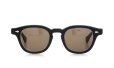 JULIUS TART OPTICAL サングラス通販 AR-46-22 BLACK/ダークブラウンレンズ