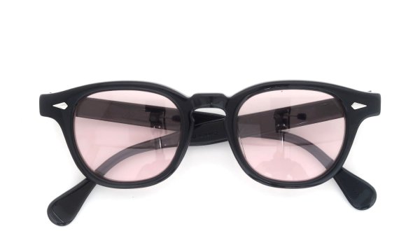 JULIUS TART OPTICAL サングラス通販 AR-46-22 BLACK/ライトピンクレンズ