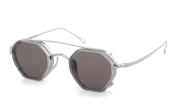 KameManNen クリップオンサングラスセット KMN-152 44size TS/ Gray-lens