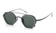 KameManNen クリップオンサングラスセット KMN-152 44size MBK/ Green-lens