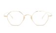 KameManNen クリップオンサングラスセット KMN-152 44size GD/ Warm-Gray-lens