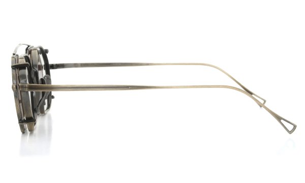 KameManNen クリップオンサングラスセット KMN-152 44size AG/ Brown-lens