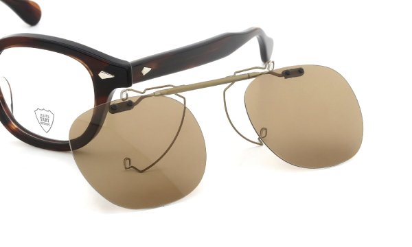 JULIUS TART OPTICAL 通販 AR専用 クリップオンサングラス通販 偏光ライトブラウンレンズ