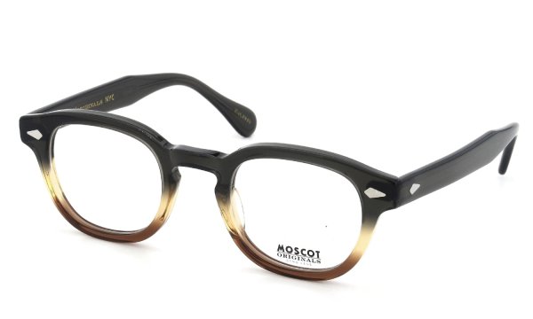 MOSCOT 定番メガネ通販 LEMTOSH GREY-BROWN FADE 46size