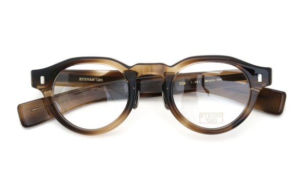 EYEVAN7285 メガネ通販 338(45) C.351 BROWN FOG