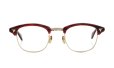 American Optical vintage メガネ 推定1950年代〜1960年代 SIRMONT RS-YG 1/10 12KGF 46-22 #229730