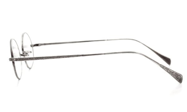 PonMegane Silver925 メガネ通販 Oval-01 Hand Engraving Arabesque/Antique silver