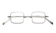 PonMegane Silver925 メガネ通販 Square-01 Hand Engraving Arabesque/Antique silver