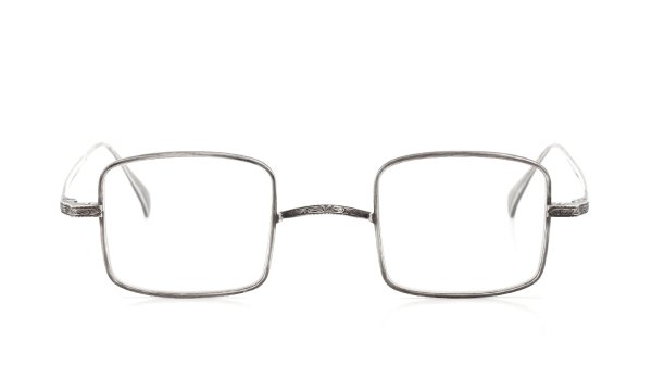PonMegane Silver925 メガネ通販 Square-01 Hand Engraving Arabesque/Antique silver