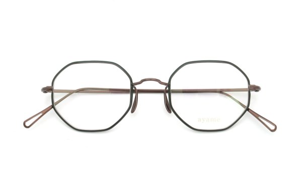 ayame for PonMegane アヤメ 限定生産メガネ通販 OCTA 47size LTD Copper/Green