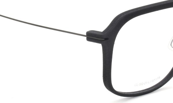 Annu メガネ通販 Square 21 L BLK-Float/Black