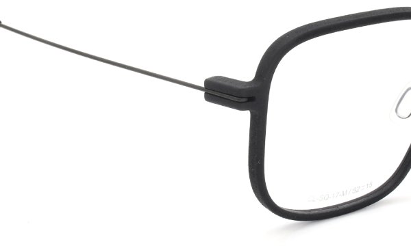 Annu メガネ通販 Square 17 M BLK-Float/Black