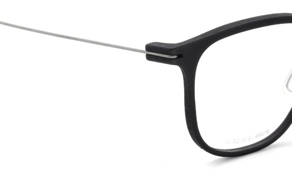 Annu メガネ通販 Square 16 S BLK-Float/Raw