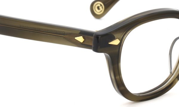 JULIUS TART OPTICAL メガネ通販 AR Gold Series メガネ通販 AR-46-22 OLIVE GREEN SASA
