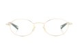 YUICHI TOYAMA. メガネ通販 Nagy U-176 COL2 White Gold / Dark Brown