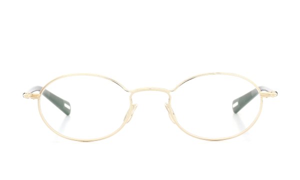 YUICHI TOYAMA. メガネ通販 Nagy U-176 COL2 White Gold / Dark Brown