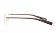 YUICHI TOYAMA. メガネ通販 Nagy U-176 COL2 White Gold / Dark Brown