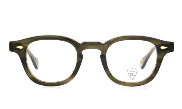 JULIUS TART OPTICAL メガネ通販 AR Gold Series メガネ通販 AR-46-24 OLIVE GREEN SASA