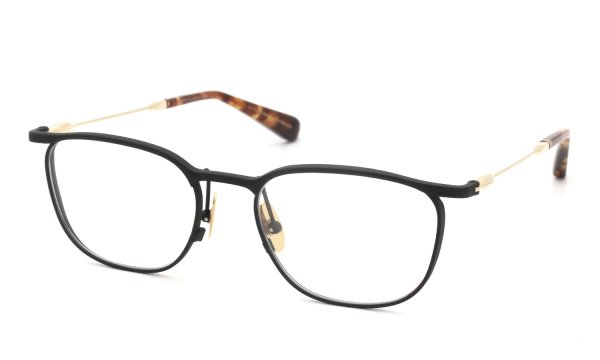 Lunetterie Generale メガネ通販 ELDRADO col.MATTE BLACK / 18K GOLD