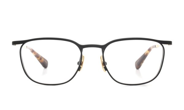 Lunetterie Generale メガネ通販 ELDRADO col.MATTE BLACK / 18K GOLD