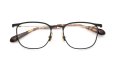 Lunetterie Generale メガネ通販 ELDRADO col.MATTE BLACK / 18K GOLD
