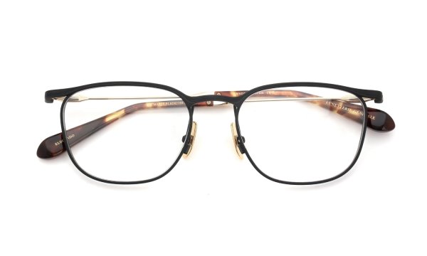 Lunetterie Generale メガネ通販 ELDRADO col.MATTE BLACK / 18K GOLD