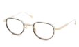 Lunetterie Generale メガネ通販 PANACHE col.Palladium & 18K Gold & Olive Inlay