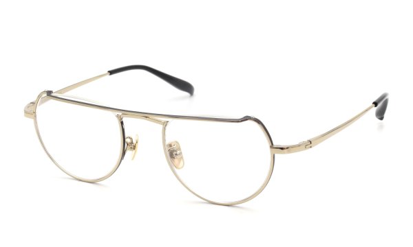 YOSHINORI AOYAMA ヨシノリアオヤマ メガネ通販 YA-041 col.03 gold / black
